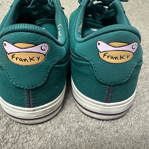 New Balance Franky Villani Skate Sneakers 12 Men Green Purple Numeric 255 Shoes - Picture 2 of 6